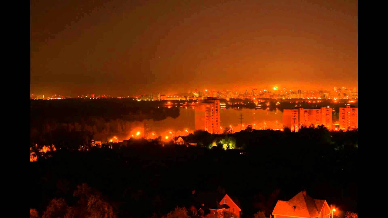 Kiev night from Vishgorod