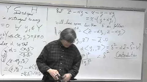 Functional Analysis - Lecture 10 - UCCS MathOnline