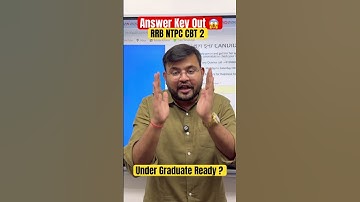 RRB NTPC CBT 2 Answer Key Out 😱ft. Sahil sir #rrbntpccbt2 #answerkey #ntpc2025 #ntpc