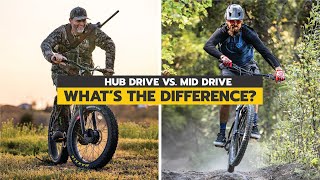 Mid Drive vs Hub Drive Electric Bike | What’s the Difference?