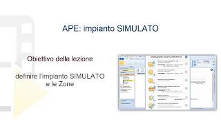 Tutorial TerMus BIM – APE: impianto SIMULATO – ACCA software