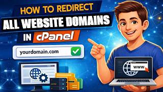 How to redirect all the website domains in cpanel to specific domain - step by step guide 2026