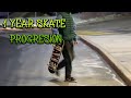 1 Year Skate Progression