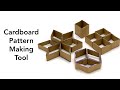 Make your own cardboard pattern making tool for gel printing