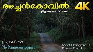 കേരളത്തിലെ ഏറ്റവും അപകടകരവും ഭംഗിയുള്ളതുമായ വനപാത !!! Konni Achankovil Forest Road 4K !!!