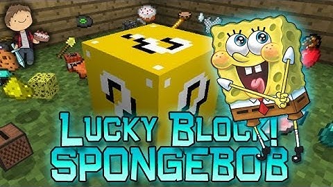 Minecraft: SPONGEBOB LUCKY BLOCK! Modded Mini-Game w/Mitch & Friends!