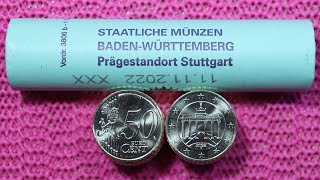 New Map 50 Cent Euro Coin Roll Hunting Nov 2023