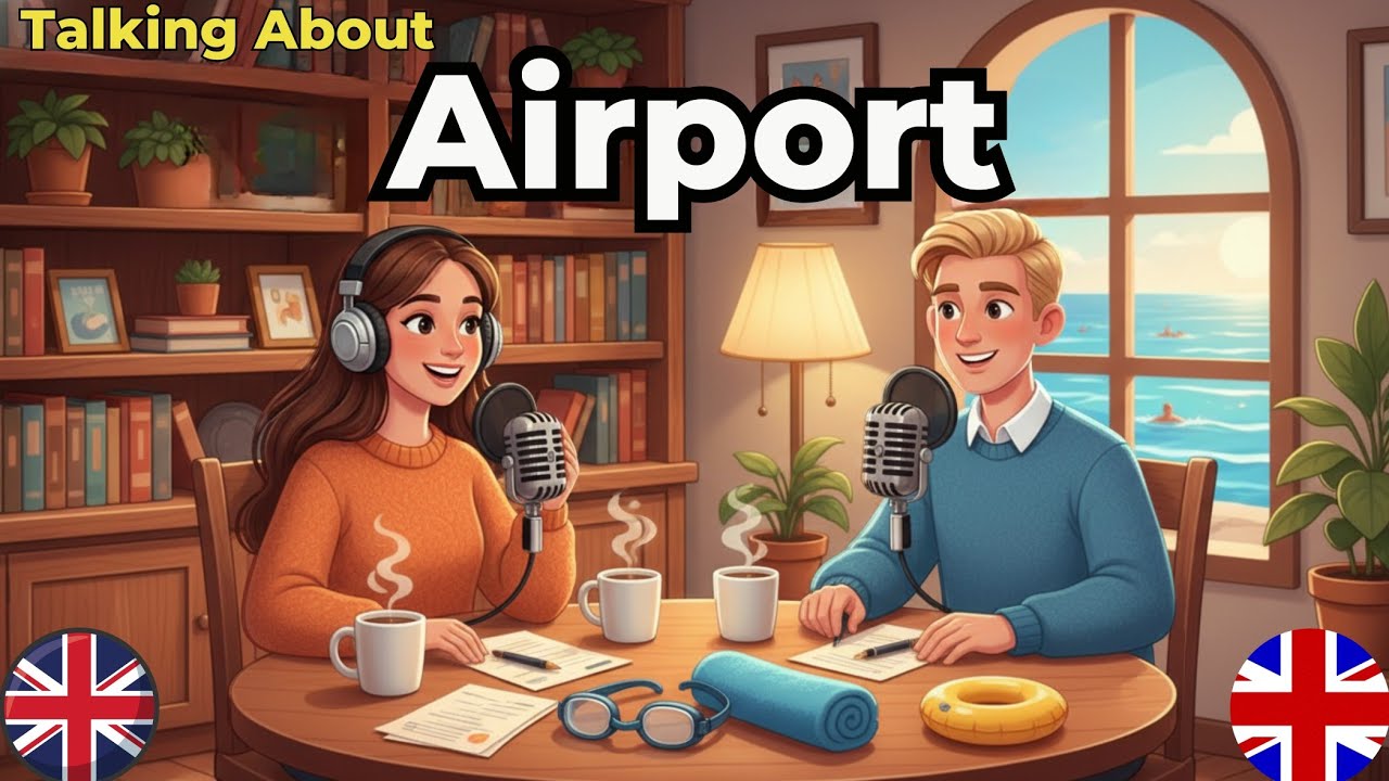 How to Speak Confidently at the Airport in English | Real English Conversation Practice