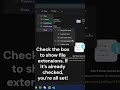 How to show File Extensions in Windows 11 #windows #microsoft #tutorial #computer