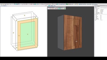 Simulate a Shaker style frame with the Structures Menu in Polyboard