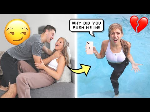 Turning My Girlfriend On Then Throwing Her In The Pool!!