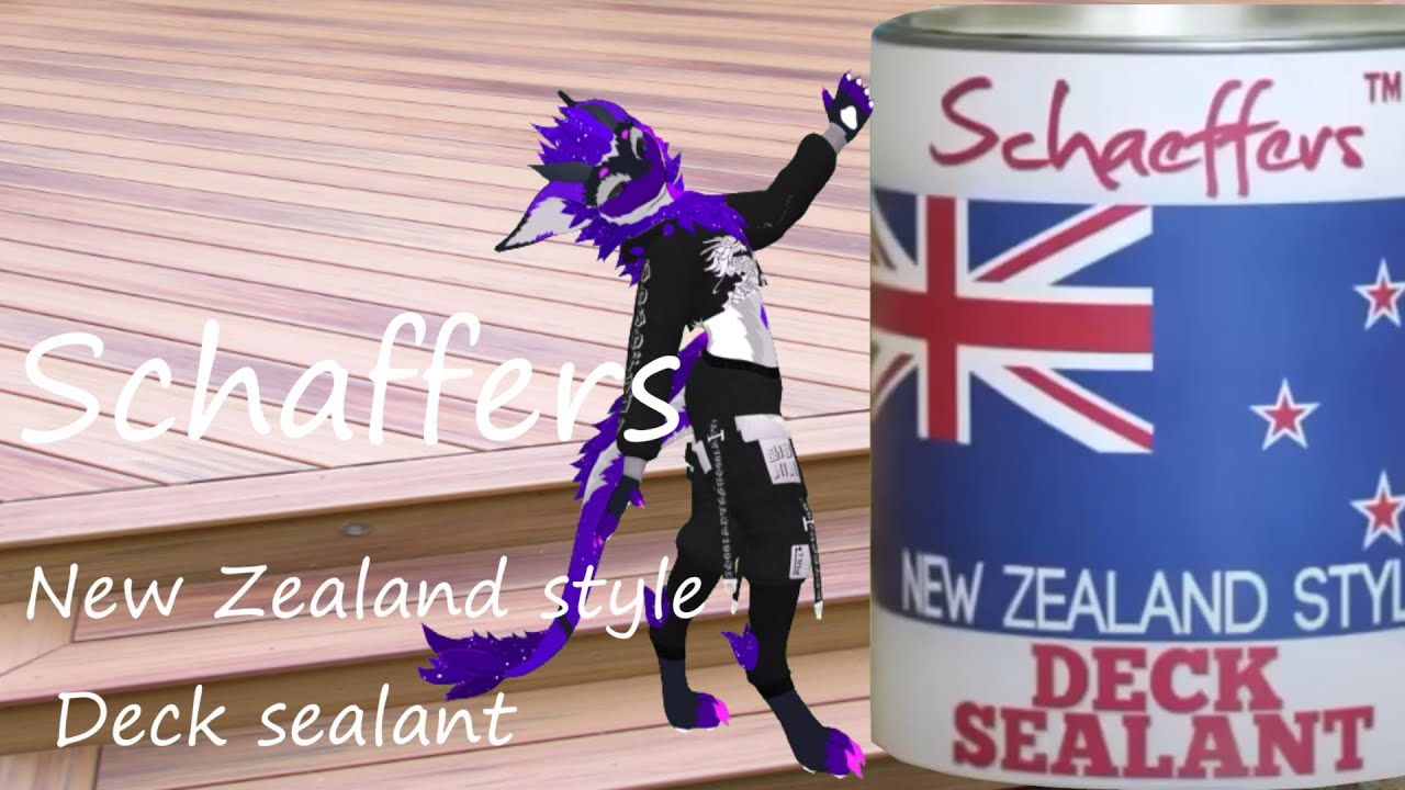Schaffers New Zealand style deck sealant #furry #vrcfurries # ...
