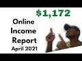 Online Income Report April 2021