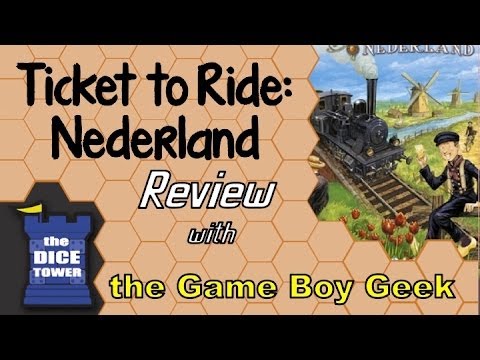 Ticket to Ride Nederland Review - with the Game Boy Geek