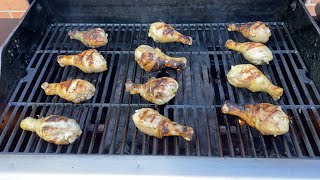 Grilled Chicken Legs Recipe - How To Grill Drumsticks On Gas Grill  - Make It For Dinner Tonight ??