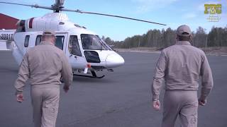 First video with 3 types of Russian multipurpose helicopter Ansat!