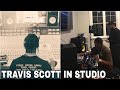 Travis scott in studio making album astroworld
