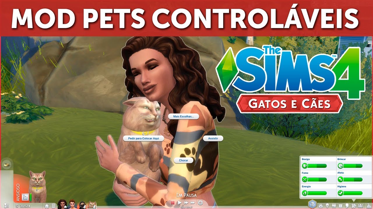 Jogo The Sims 4 + Gato e Cães para PS4 no Paraguai - Atacado Games