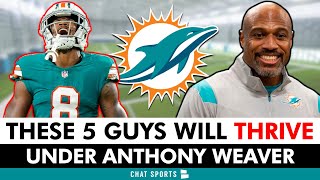 5 Miami Dolphins That Will BALL OUT Under New DC Anthony Weaver In 2024 Ft. Jevon Holland