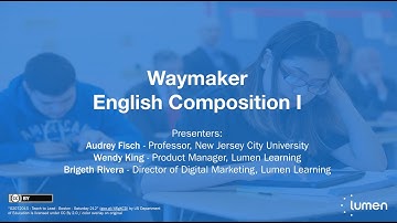English Composition I Webinar
