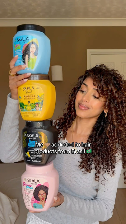 Curly hair products from Brasil  #skala #haircare #brazil #curlyhair