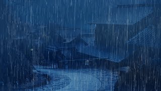 Barulho de Chuva para Dormir Profundamente e Relaxar - Som de Chuva, Vento e Trovão à Noite #6 ASMR