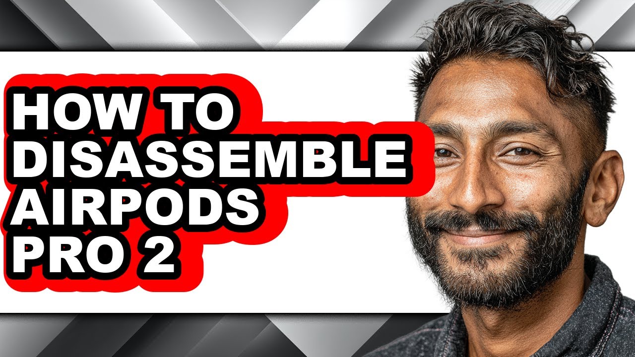 How to Disassemble Airpods Pro 2 (updated) - YouTube