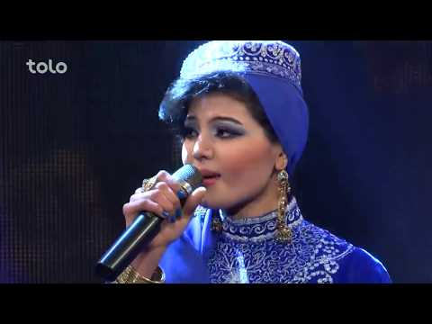 زلاله هاشمی بیا بریم قالین ببافیم فصل دوازدهم ستاره افغان اعلان نتایج 5 بهترین Zulala Hashemi 