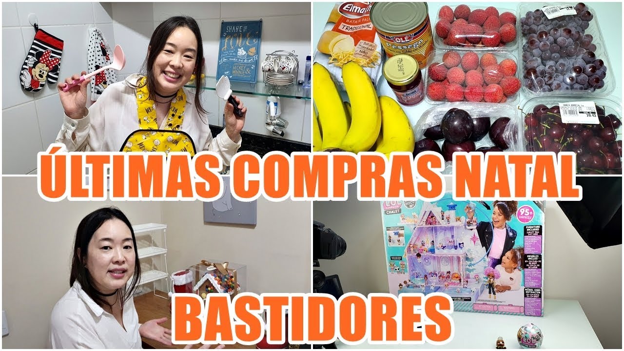 ÚLTIMAS COMPRAS PARA O NATAL E CENAS DOS BASTIDORES