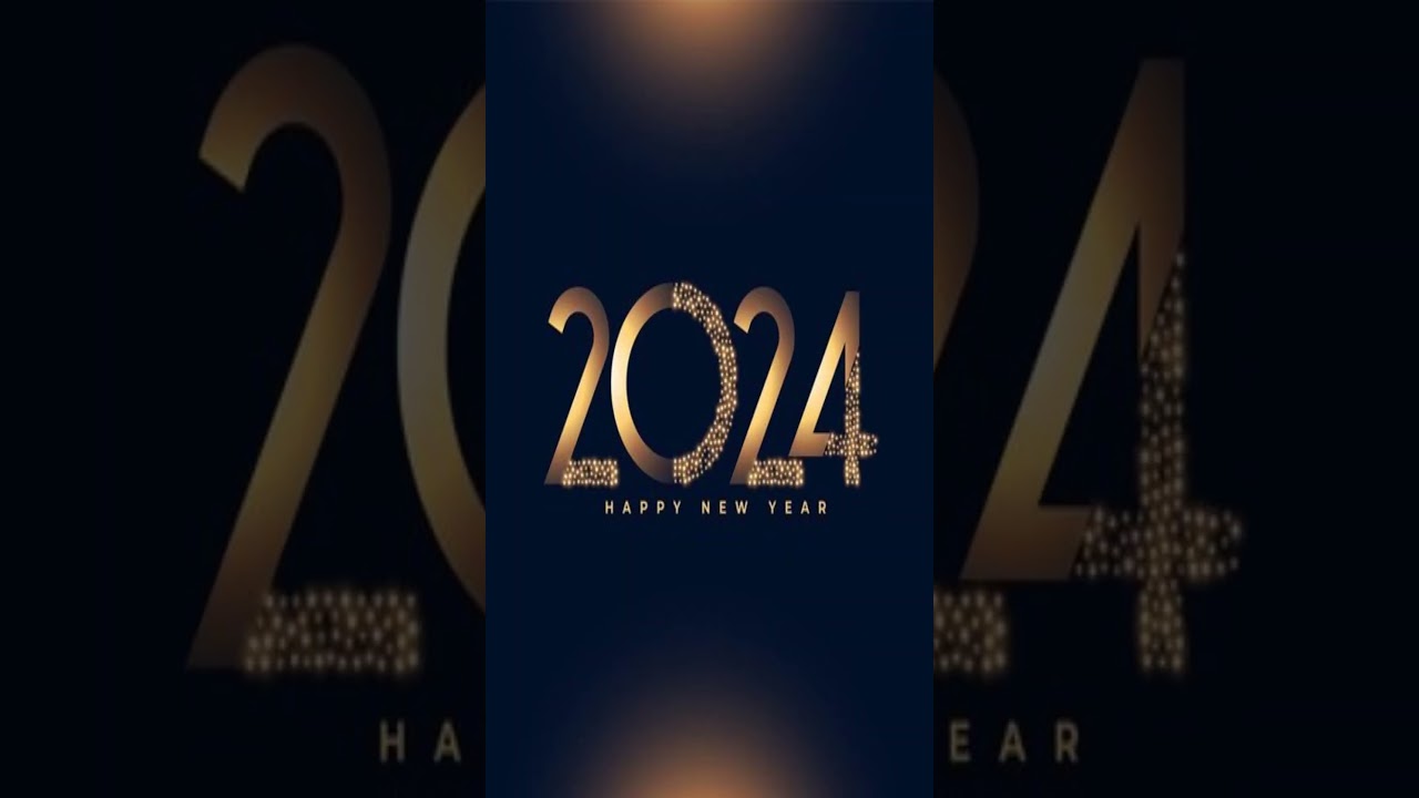 Happy New Year Creative Ads Design 2024