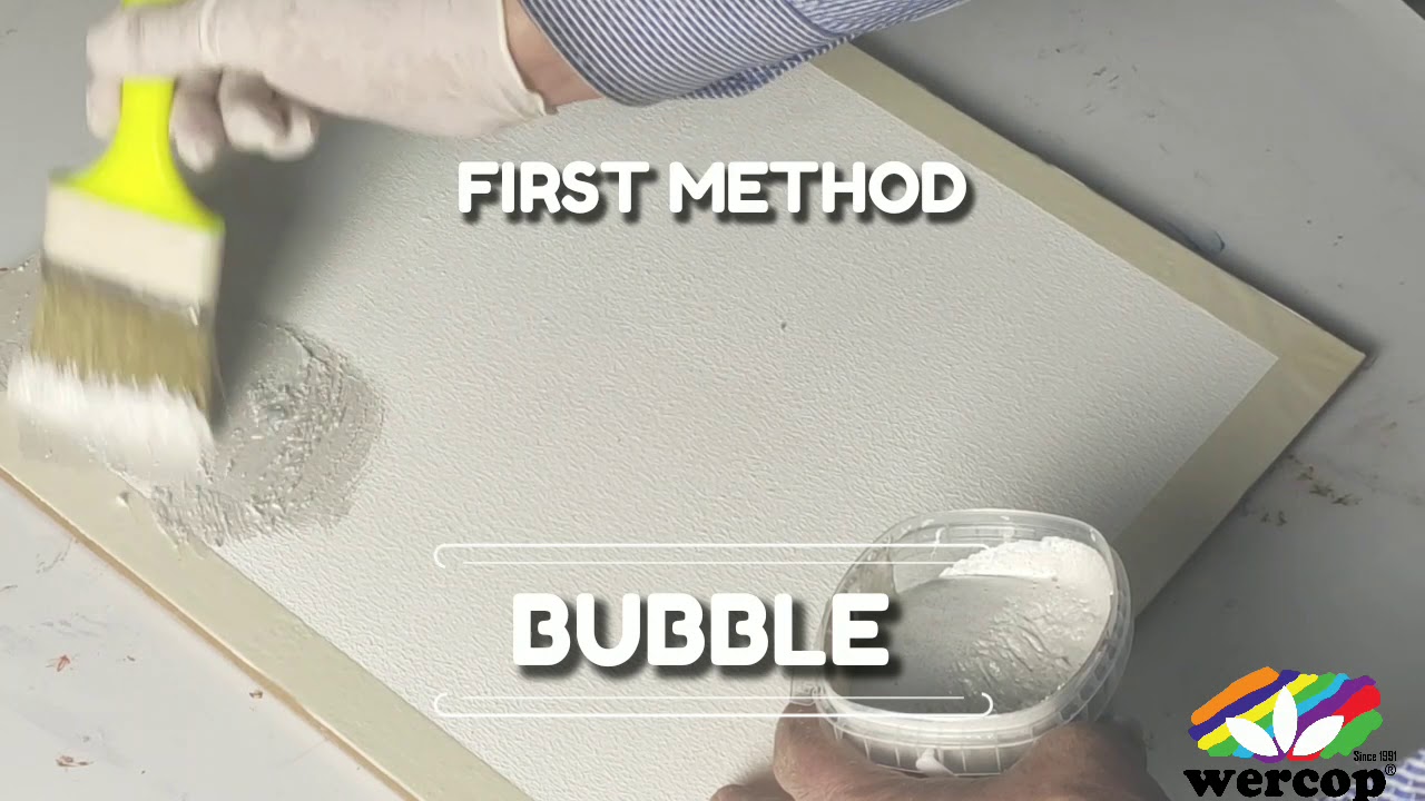 Wercop BUBBLE Decorative Paint Application Video