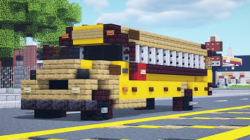 Minecraft School Bus Tutorial