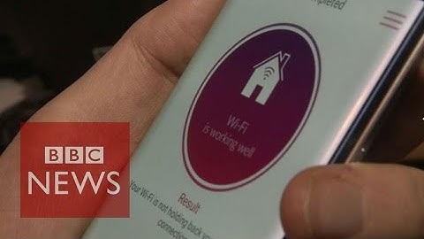 The app that tests your home wi-fi - BBC News