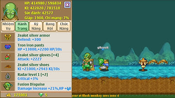 Ngọc rồng online MOD 1.5.5 - đẹp + đầy đủ chức năng