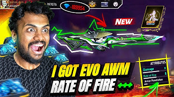 NEW AWM ++ Rate Of Fire Skin 😱 Double Awm Challenge On Phone Gone Wrong - Garena Free Fire Max 