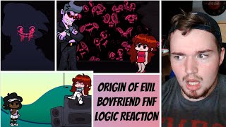Origin Of Evil Boyfriend Friday Night Funkin Logic Reaction