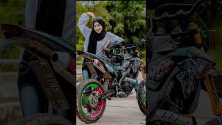 Kumpulan Foto Cewek #Supermoto cantik, Naik #KLX #CRF #storyWA