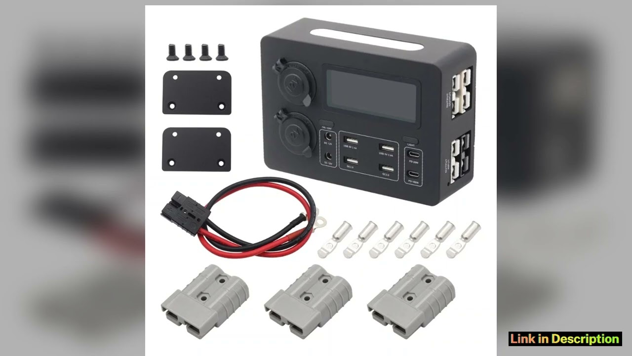 Car USB Charging Hub With LED Light Type C Port For Efficient Power Management DropShipping Everyda