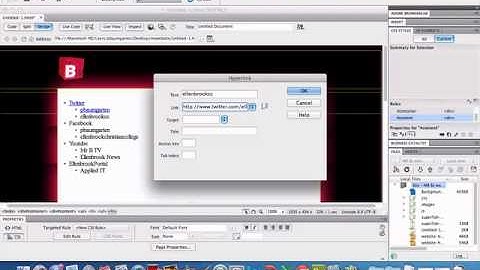 Dreamweaver websites 2 - Superfish menus