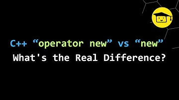 c++ operator new vs new