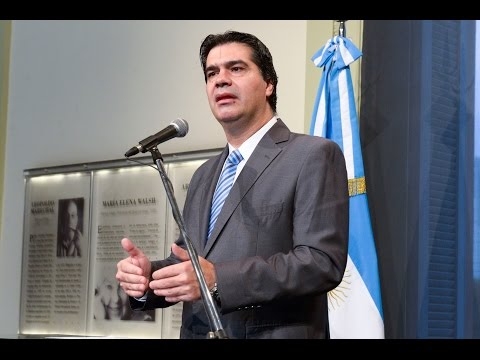 05 de SEP. Jorge Capitanich afirmó que muchos acreedores aceptan la Ley de Pago Soberano