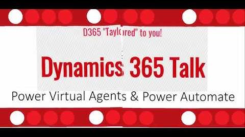 Create Dynamics 365 Records using Power Virtual Agent and Power Automate