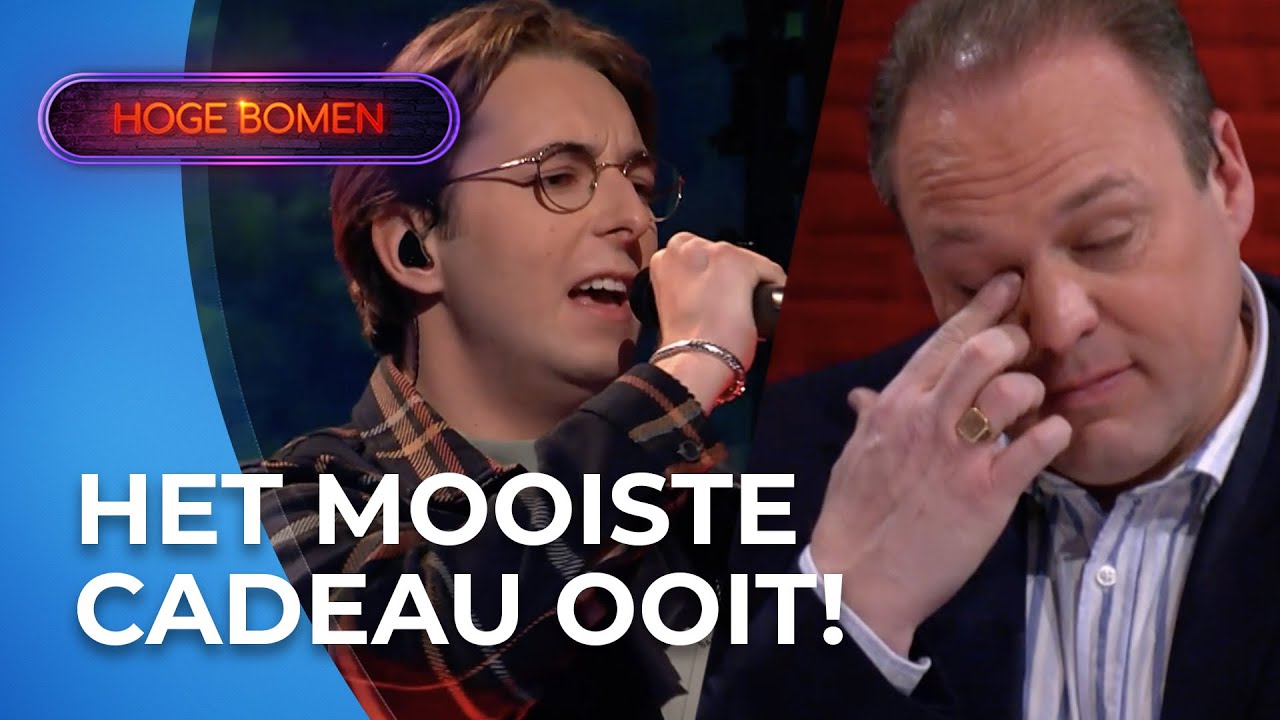 Frans Bauer zeer EMOTIONEEL door PRACHTIG OPTREDEN van zoon Christiaan Bauer | Hoge Bomen