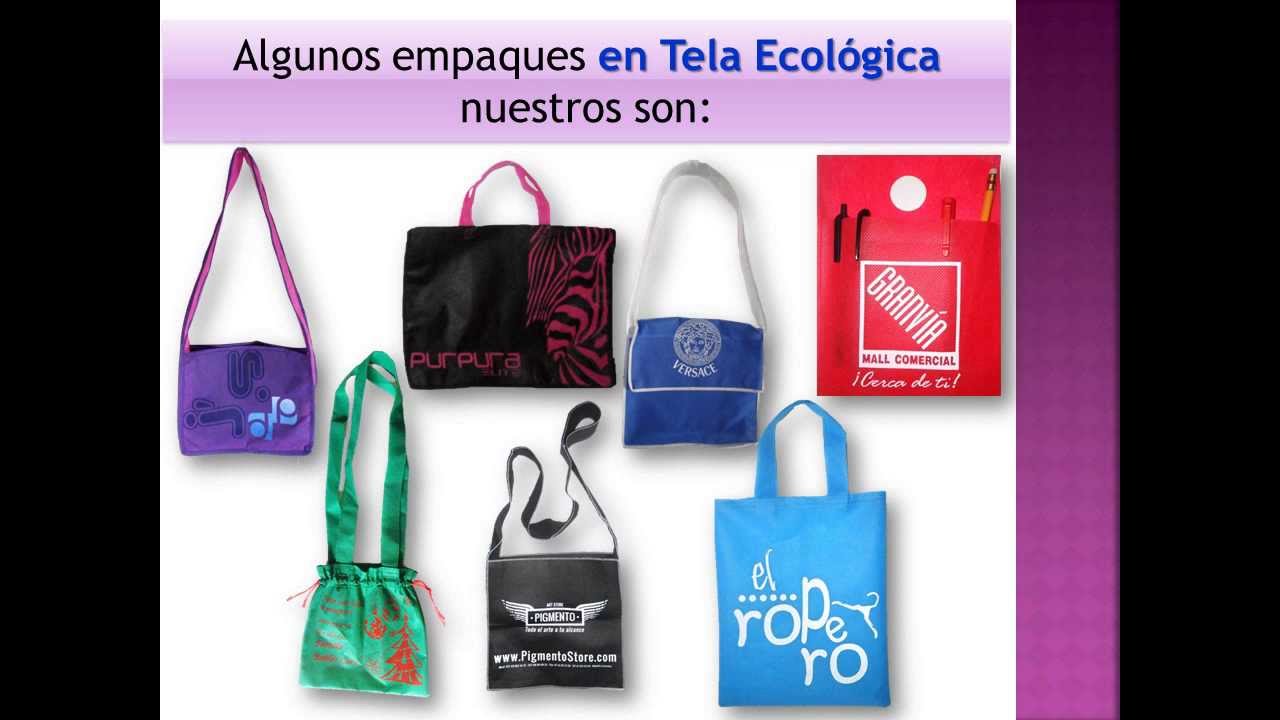 Bolsas Publicitarias Ecologicas - YouTube