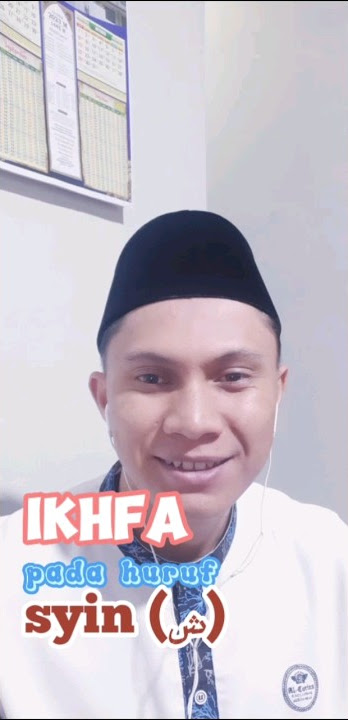 cara ikhfa pada huruf syin (ش) #belajartahsinmakhorijulhuruf #penyuluhagamaislambergerak