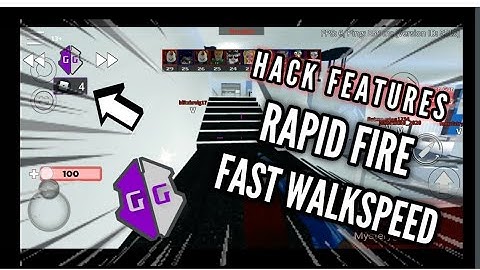 ROBLOX ARSENAL MOBILE GAMEGUARDIAN HACK! INSANE WALKSPEED AND RAPID FIRE 🔥🔥🔥
