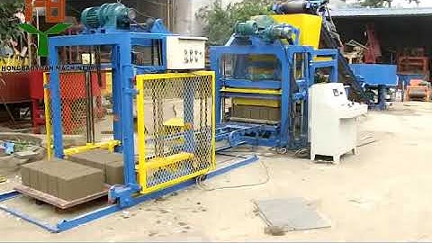 QTJ4-25D full automatic PLC intelligent control brick machine