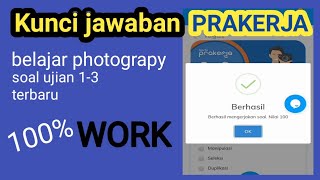 Kunci jawaban terbaru belajar photography sekolah desain id
#prakerja#kartuprakerja