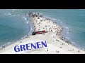 Grenen (Skagen) Danimarca, dove Mare del Nord e Mar Baltico si incontrano