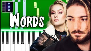 Alesso & Zara Larsson - Words - Piano Tutorial